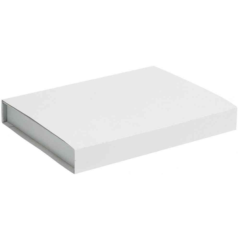 Коробка Rime под блокнот и ручку, серебристая - 4