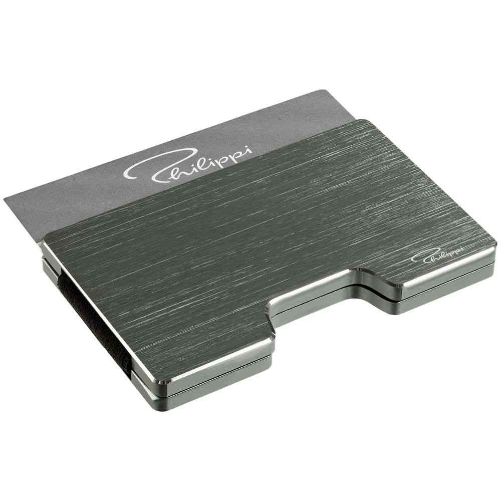 Футляр для карт с зажимом для купюр Cooper, серый - 2