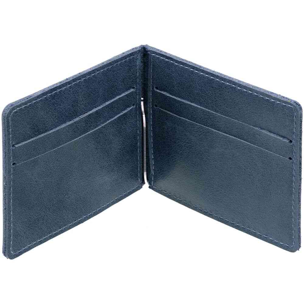 Зажим для купюр Apache, синий - 4