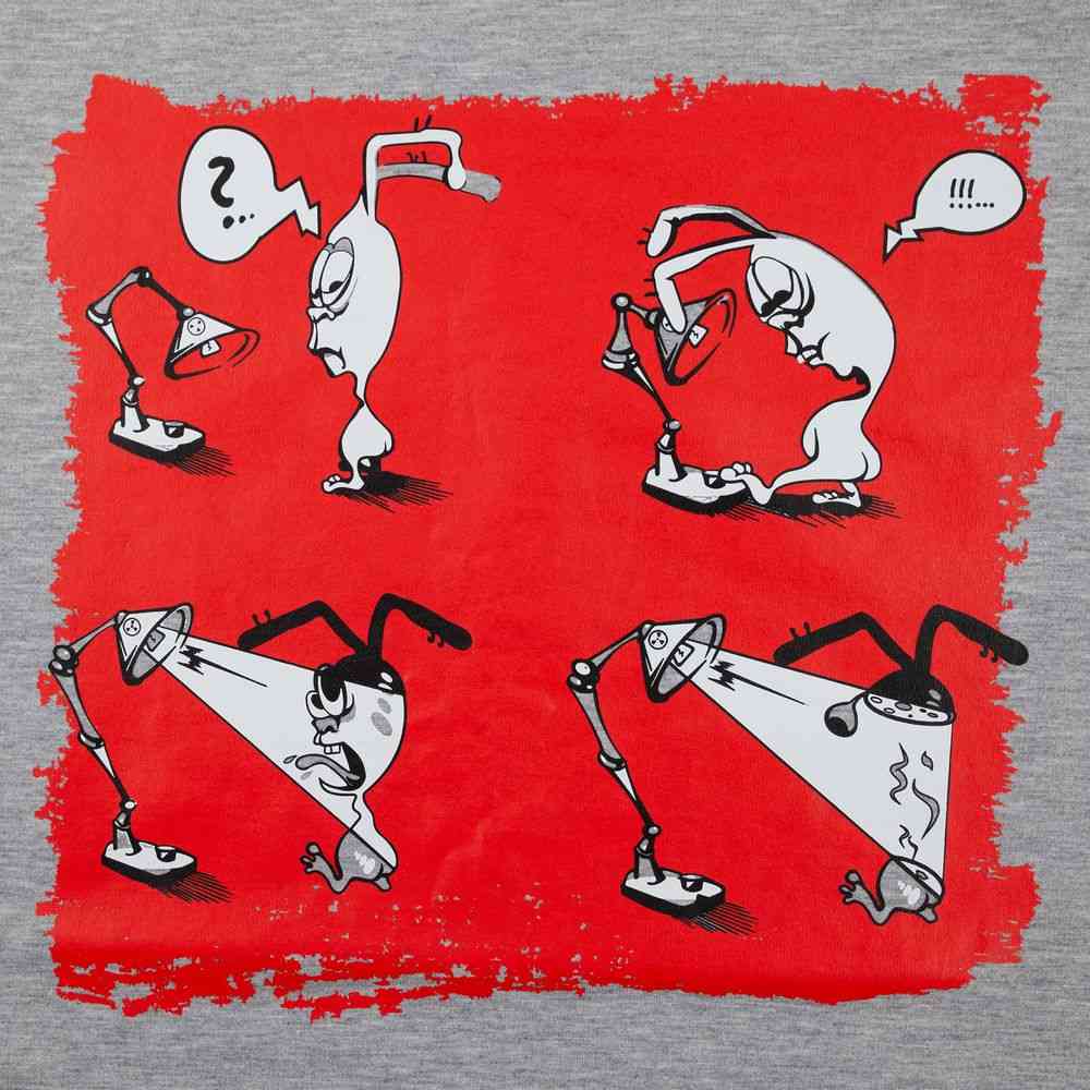 Толстовка «Ногиотушей», серый меланж - 6