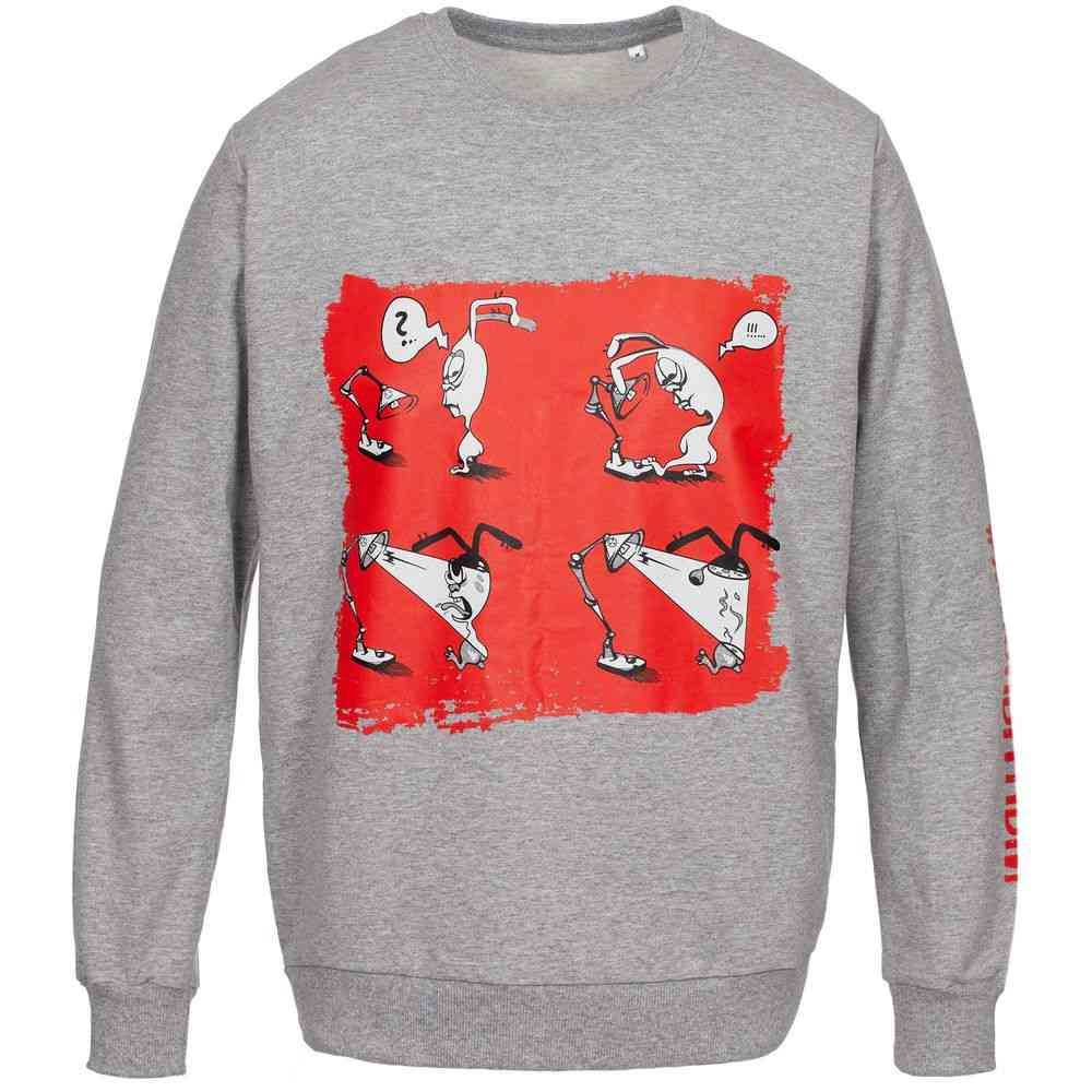 Толстовка «Ногиотушей», серый меланж - 2