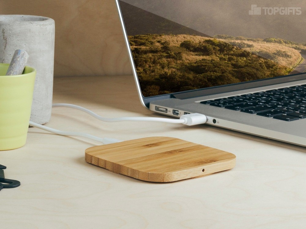 Беспроводное зарядное устройство NEO Q5 Quick, 10 Вт, дерево - 5