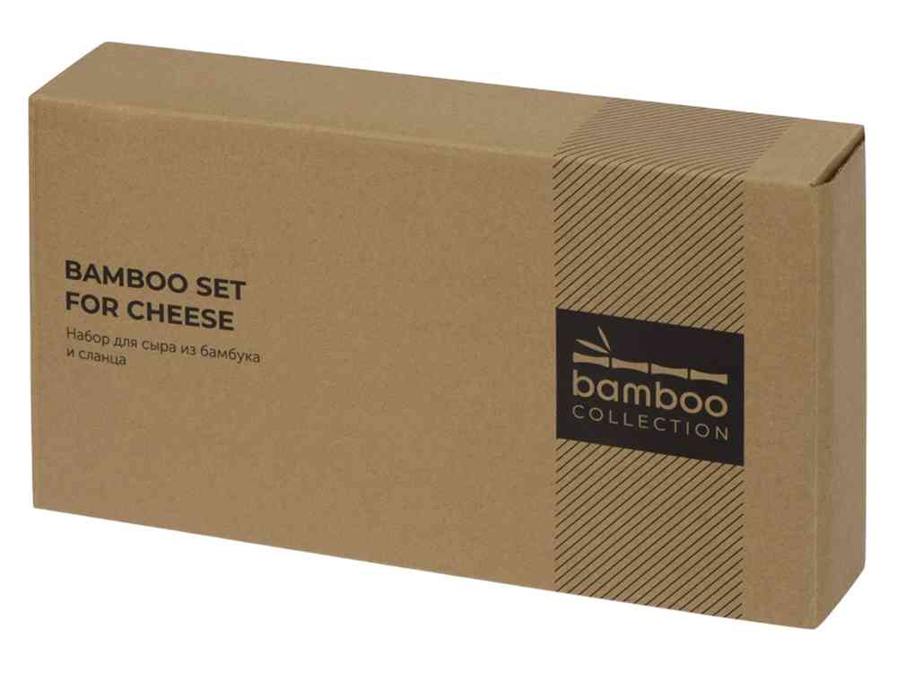 Набор для сыра из бамбука и сланца Taleggio - 11