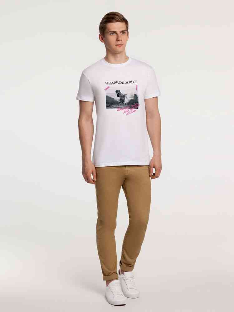 Футболка мужская «Храброе сердце», белая - 3