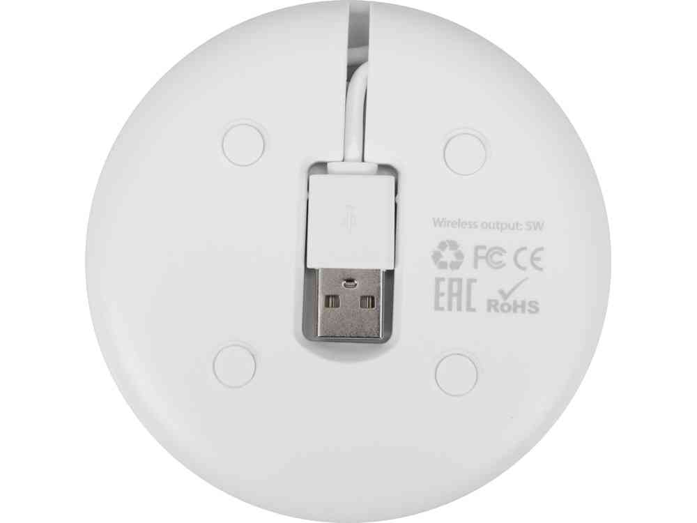 Беспроводное зарядное устройство Disc со встроенным кабелем 2 в 1 - 8