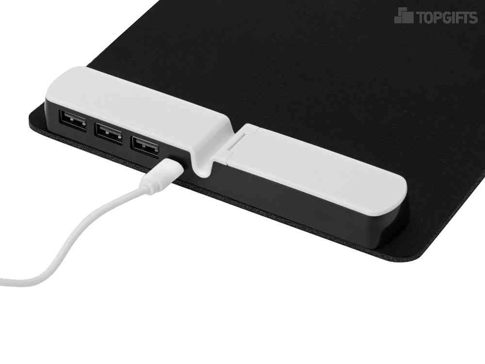 Коврик для мыши со встроенным USB-хабом Plug - 4