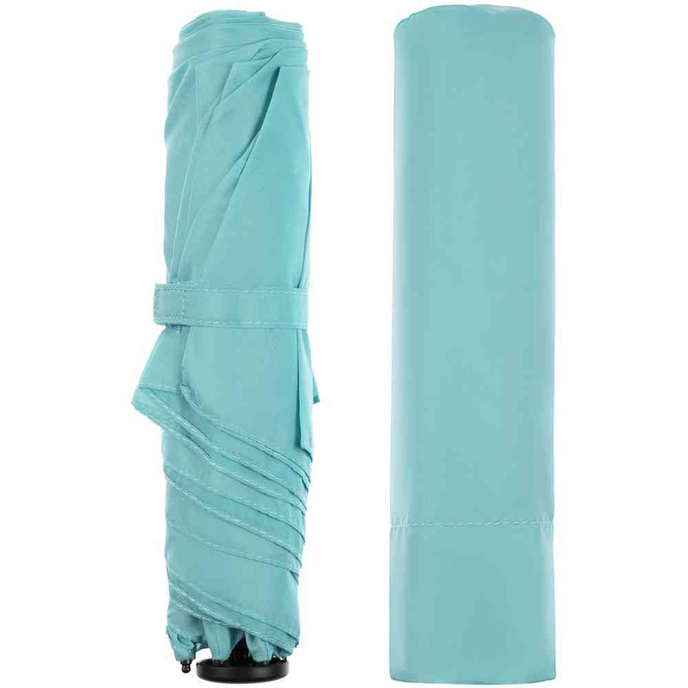 Зонт складной Zero 99, голубой - 3