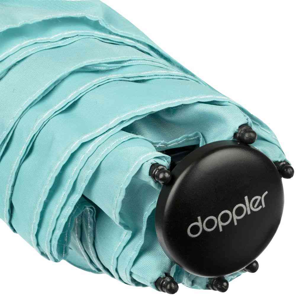 Зонт складной Zero 99, голубой - 5