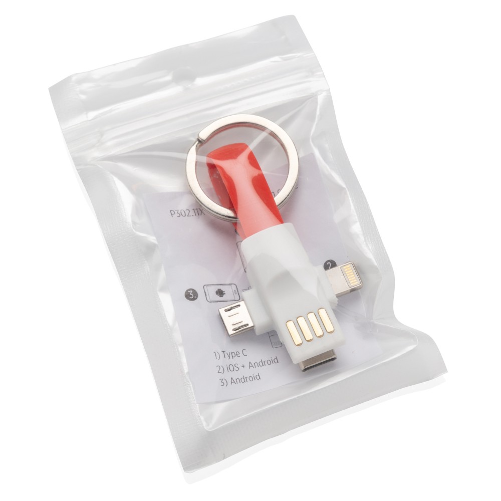 Кабель-брелок, 3 в 1 - 12