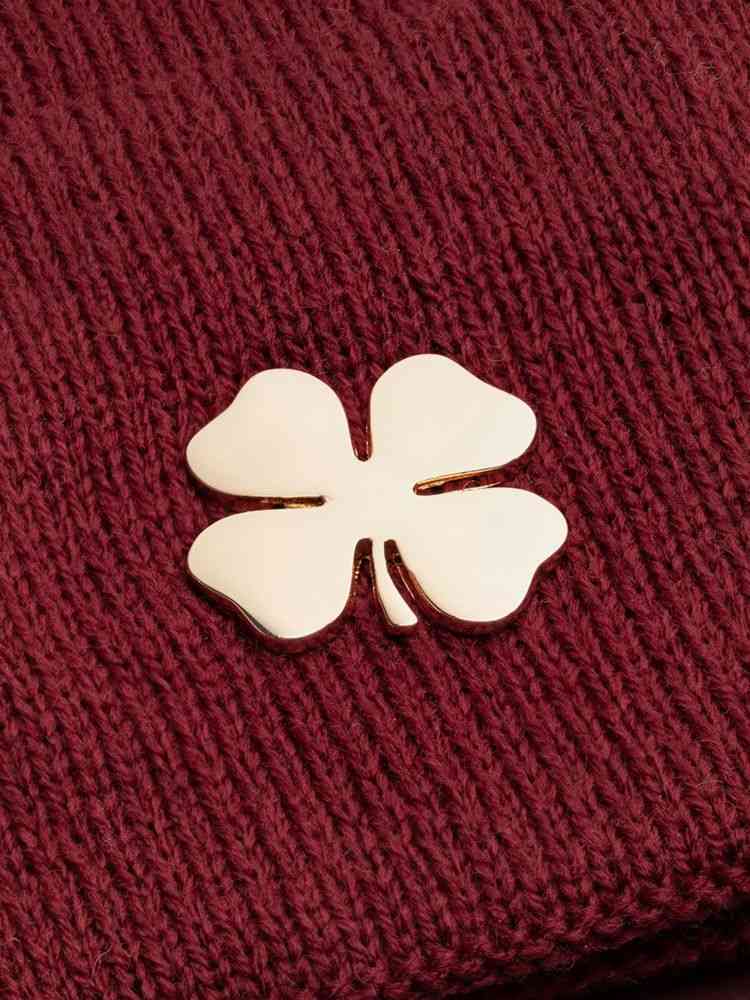 Шильдик «Счастливый клевер», золотистый - 9