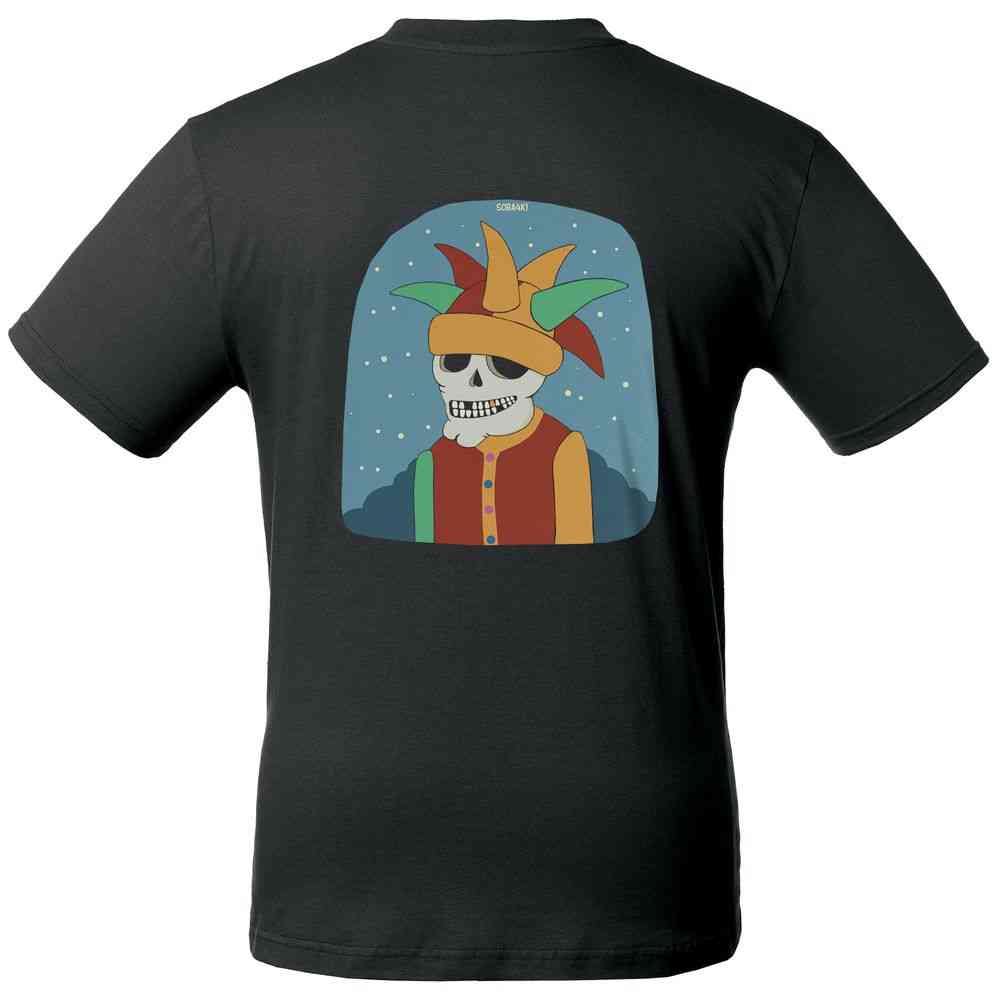 Футболка &laquo;Шут&raquo;, черная - 4