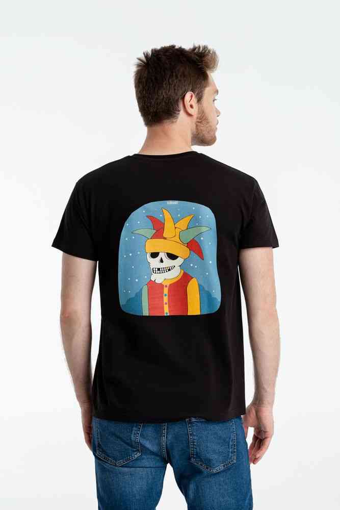 Футболка &laquo;Шут&raquo;, черная - 2