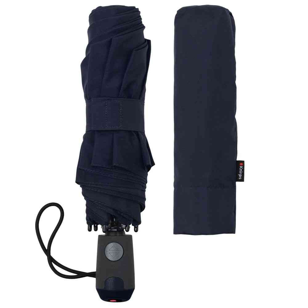 Зонт складной E.200, темно-синий - 4