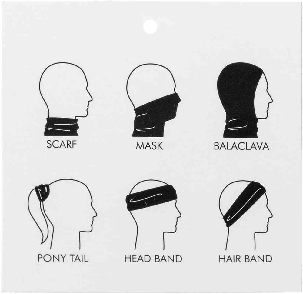 Многофункциональная бандана Bolt, красная - 3