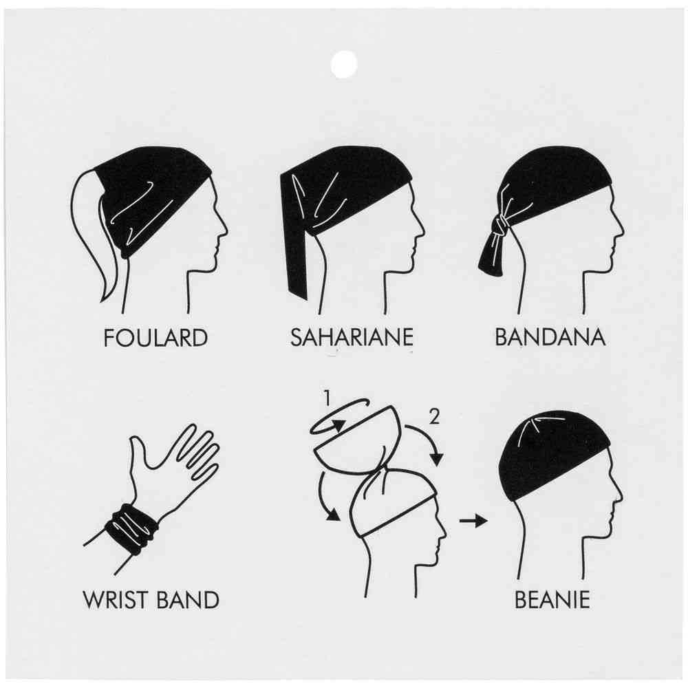 Многофункциональная бандана Bolt, красная - 4