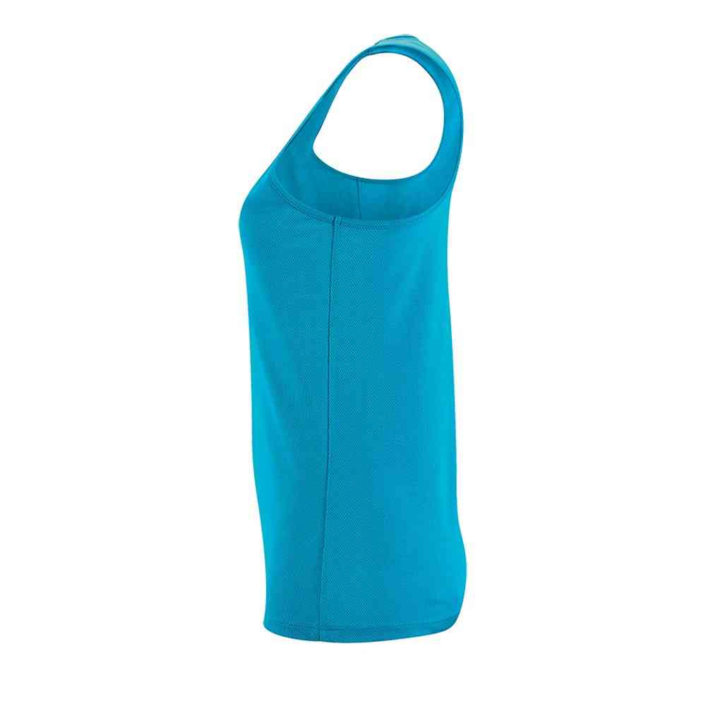 Майка женская Sporty TT Women, ярко-бирюзовая - 3