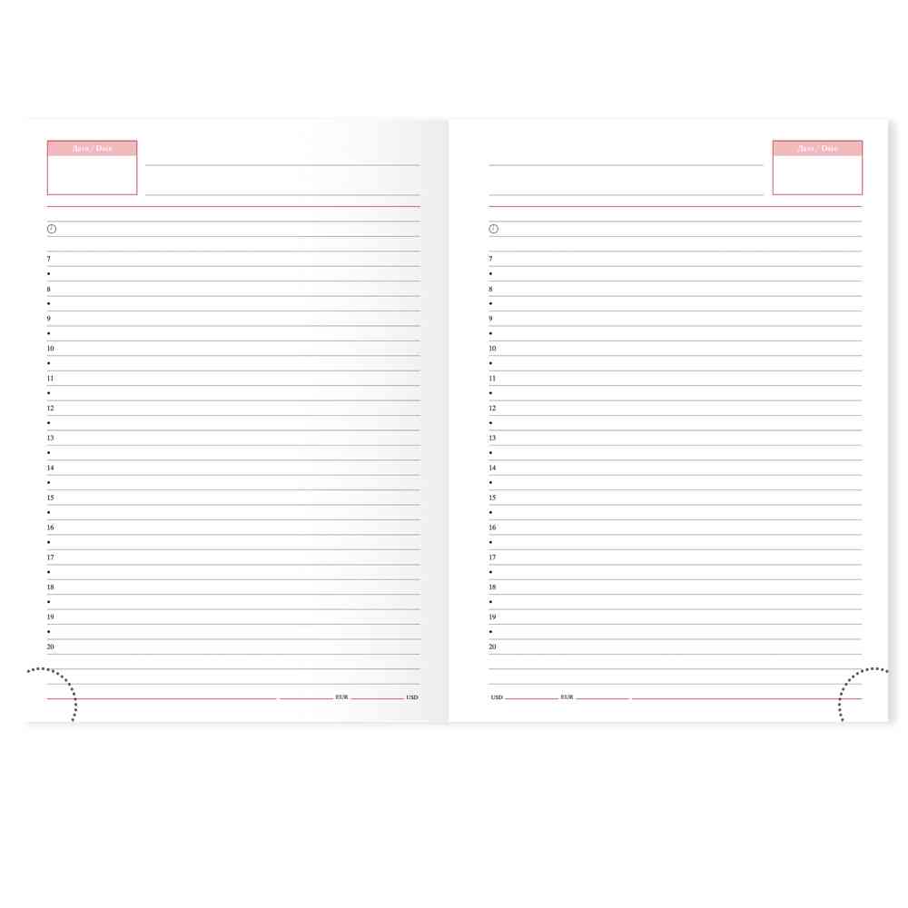 Ежедневник Velvet недатированный без календаря, бежевый - 2