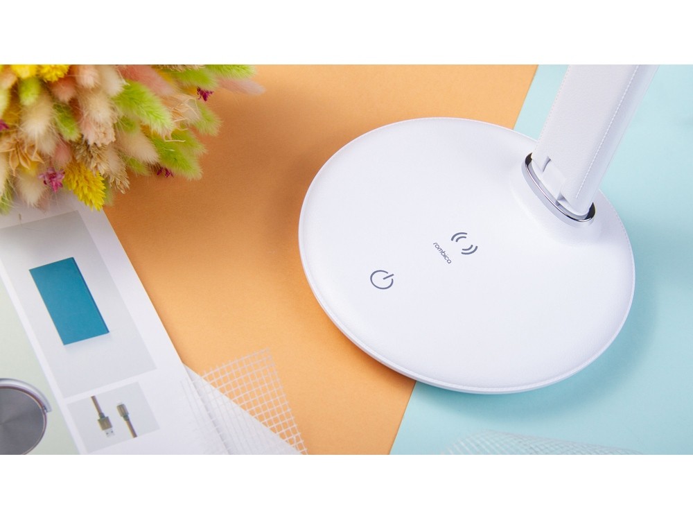 Настольная лампа с беспроводной зарядкой LED FAROS - 7