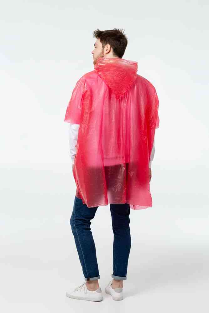 Дождевик-пончо RainProof, красный - 6