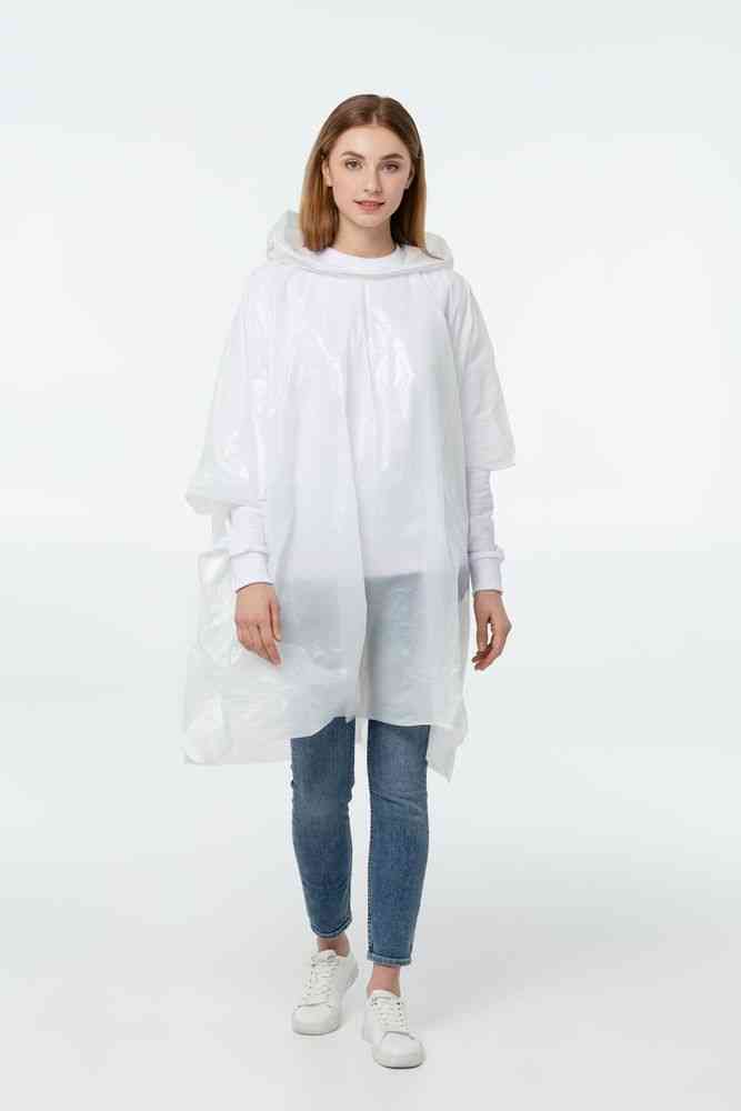 Дождевик-пончо RainProof, белый - 5