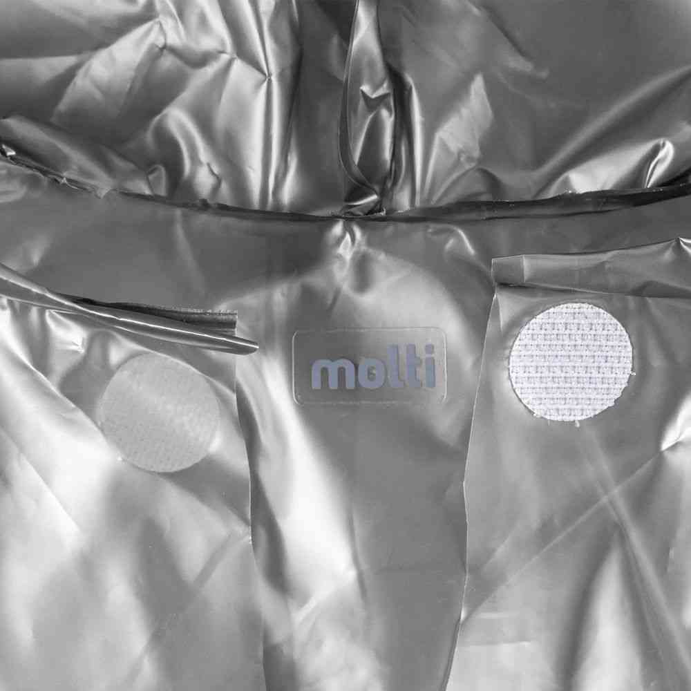 Дождевик-плащ CloudTime, серебристый - 3