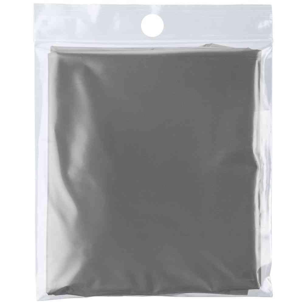 Дождевик-плащ CloudTime, серебристый - 4