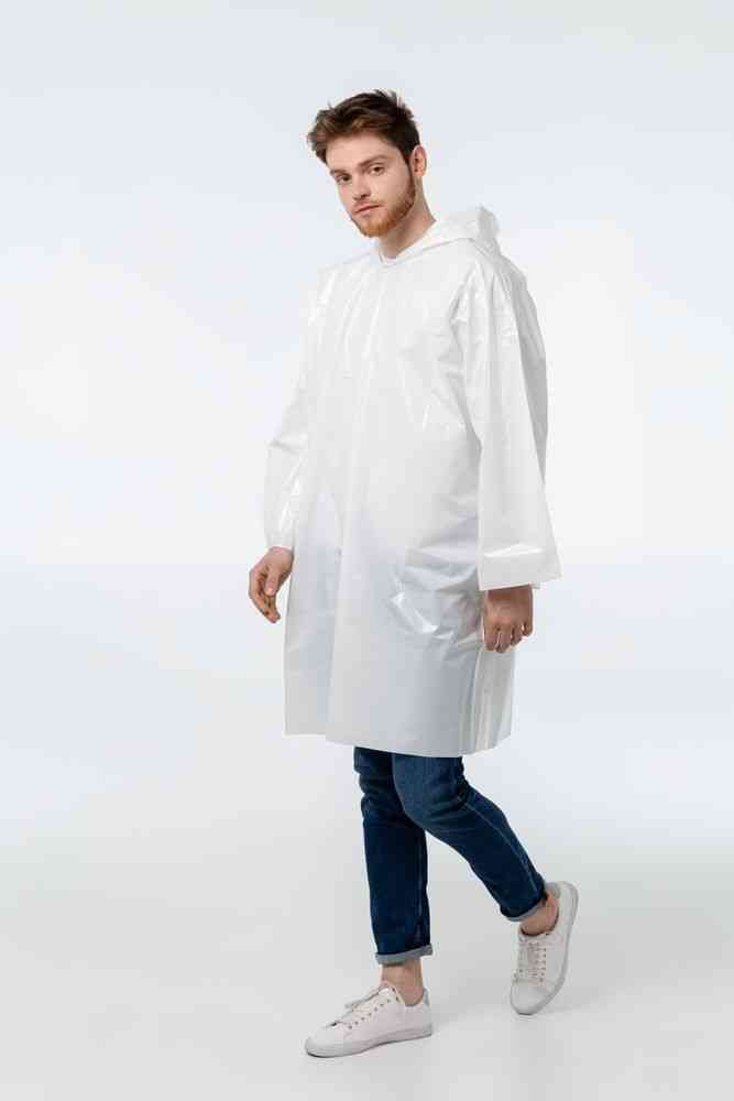 Дождевик-плащ CloudTime, белый - 6