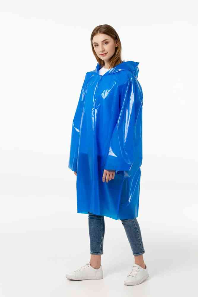Дождевик-плащ CloudTime, синий - 6