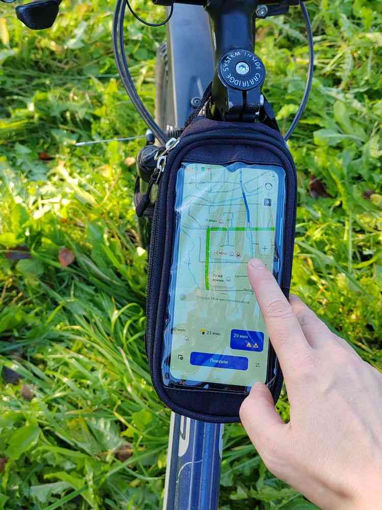 Велосумка Lead Foot, черная - 9