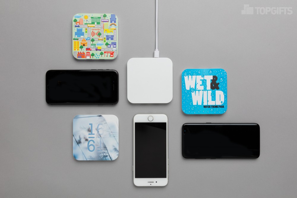 Док-станция Square для беспроводной зарядки 10 Вт с USB-портами - 8