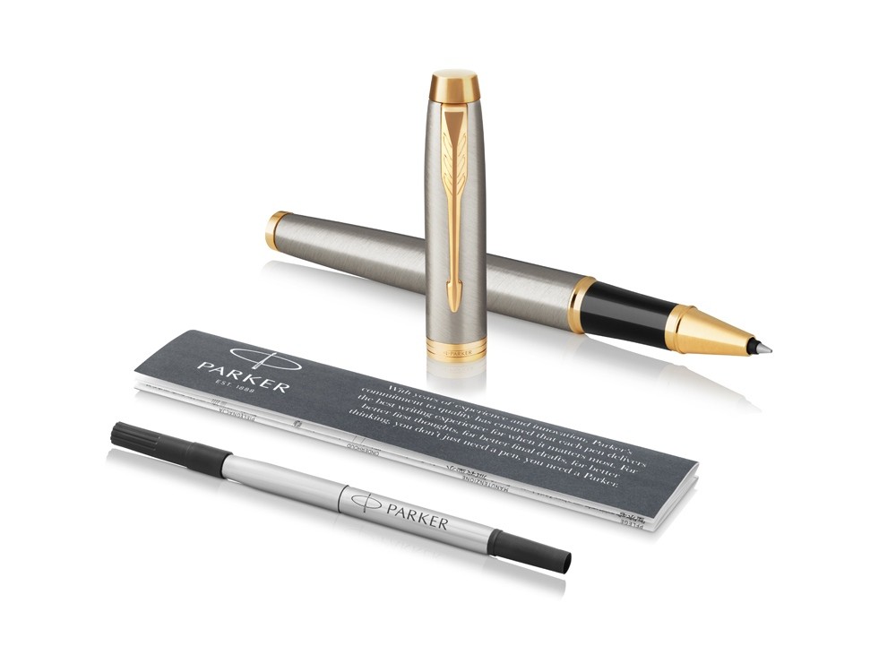 Ручка роллер Parker IM Core Brushed Metal GT - 3