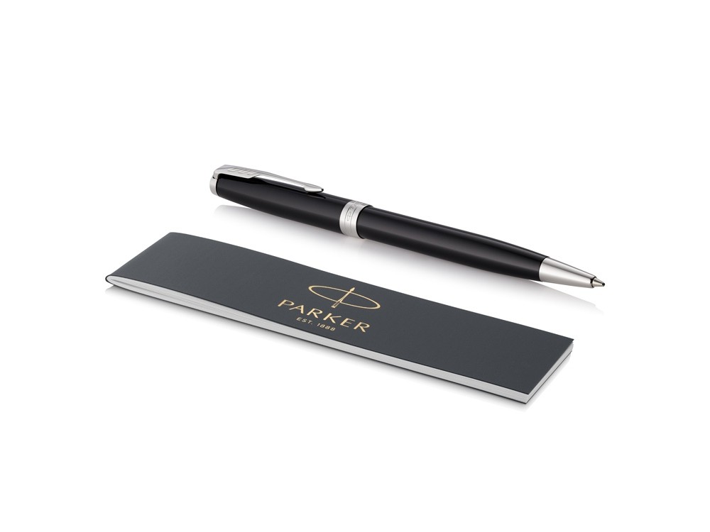 Ручка шариковая Parker Sonnet Core Black Lacquer CT - 3