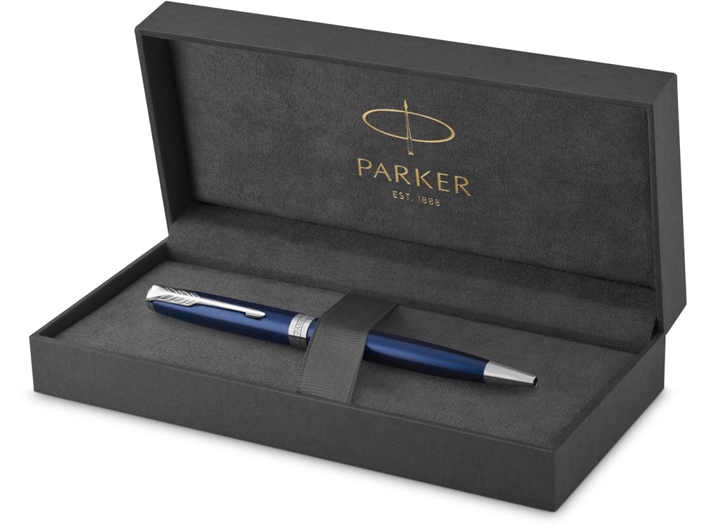 Ручка шариковая Parker Sonnet Core Subtle Blue CT - 4