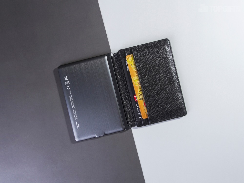 Портмоне с зарядным устройством INE, 4000 mAh - 3