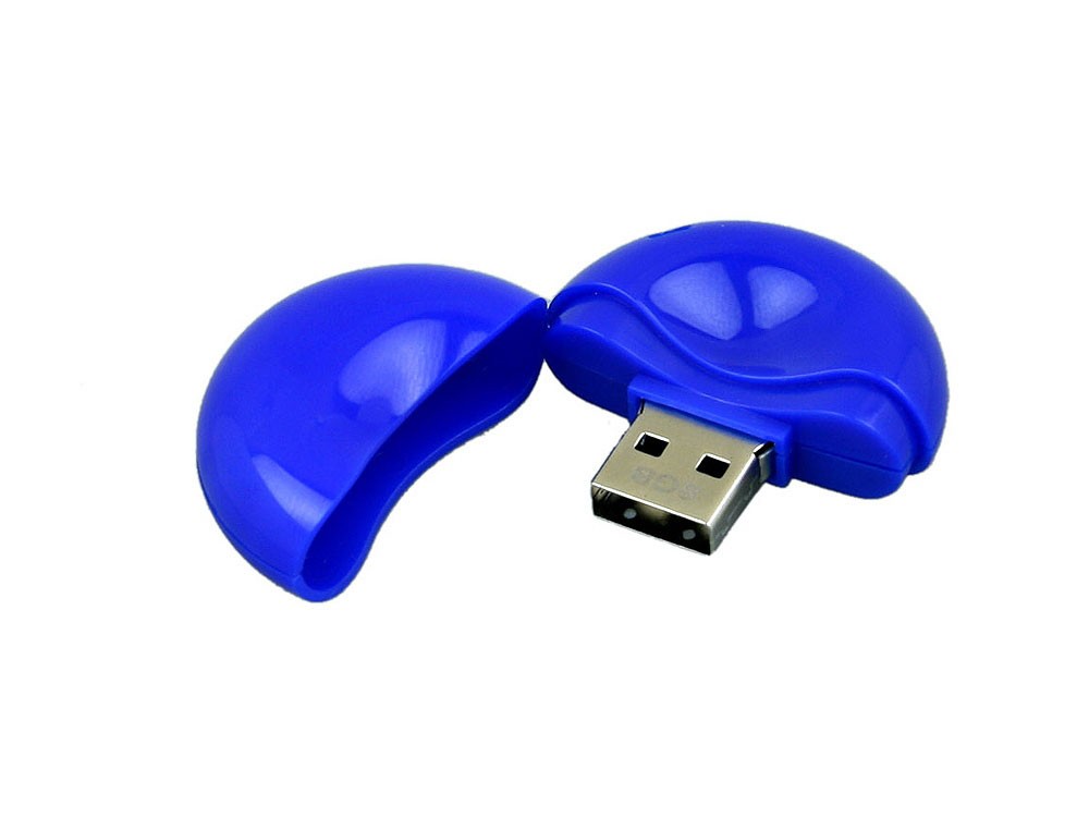 USB 2.0- флешка промо на 8 Гб круглой формы - 2