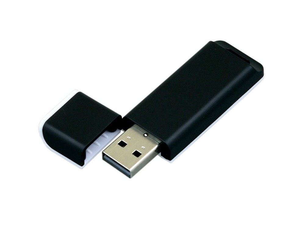 USB 2.0- флешка на 4 Гб с оригинальным двухцветным корпусом - 2