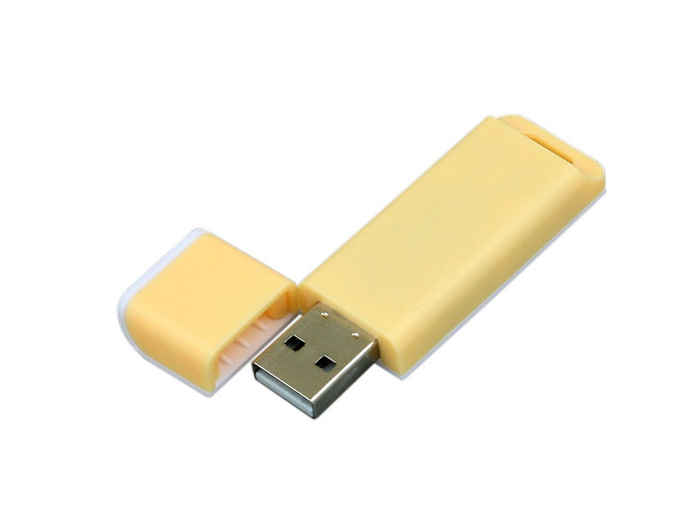 USB 2.0- флешка на 4 Гб с оригинальным двухцветным корпусом - 2