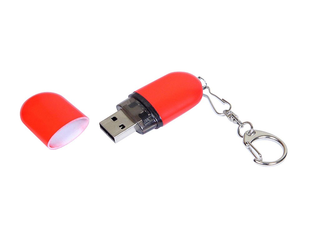 USB 2.0- флешка промо на 4 Гб каплевидной формы - 2