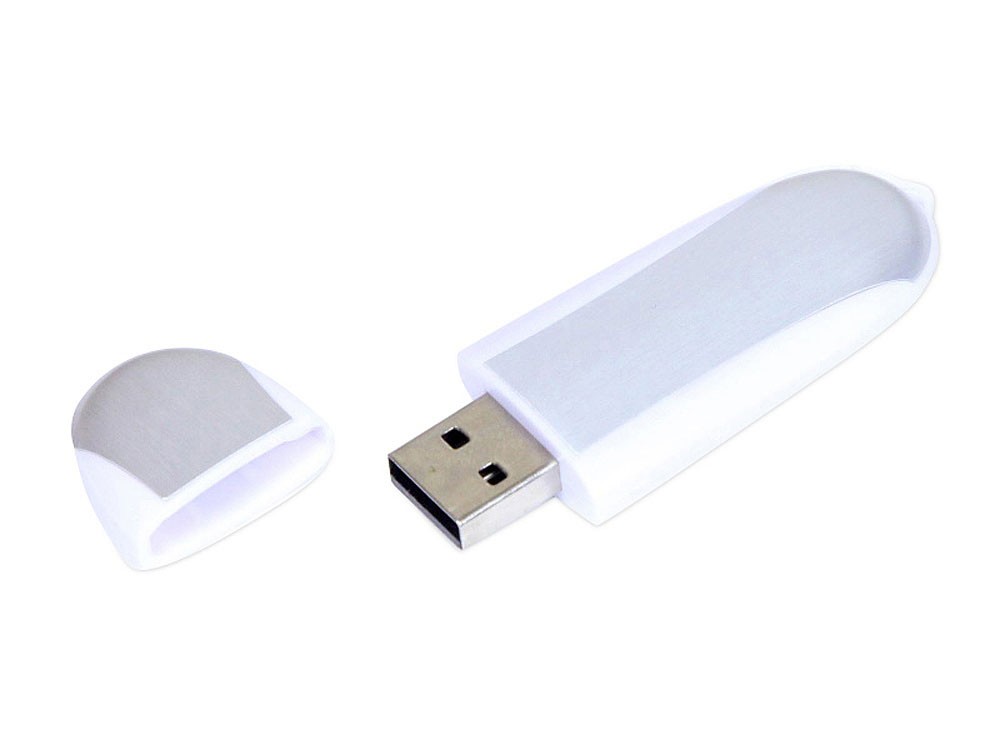 USB 3.0- флешка промо на 32 Гб овальной формы - 2
