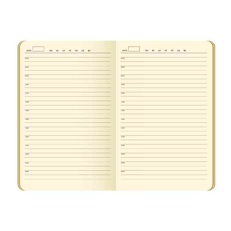 Ежедневник Spark недатированный, синий (без упаковки, без стикера) - 4