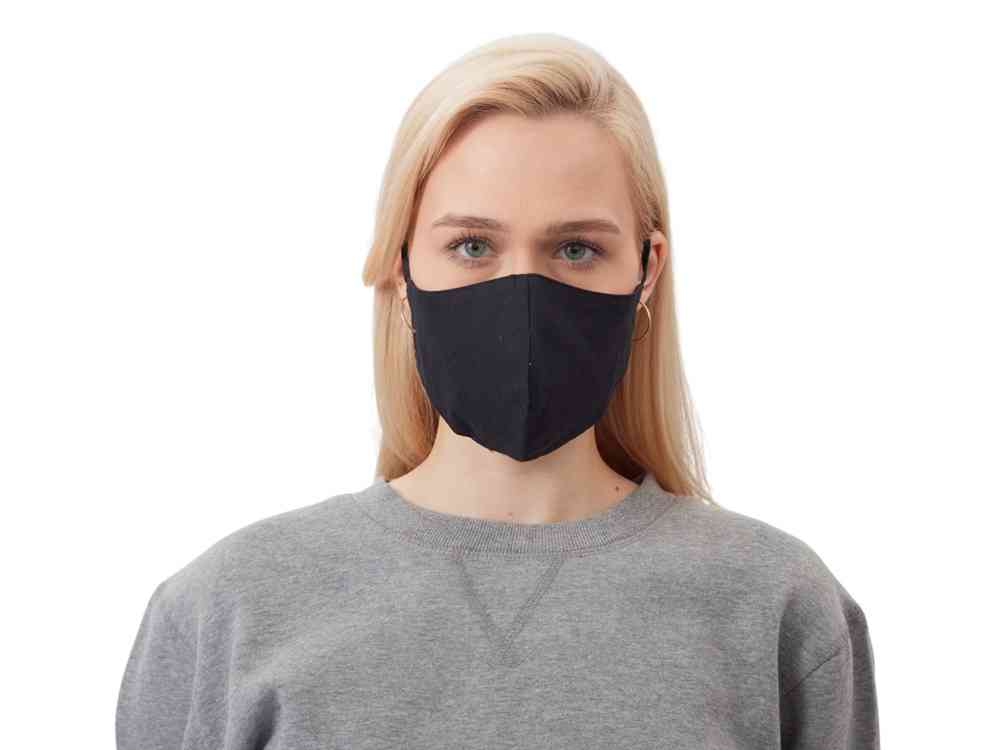 Маска для лица многоразовая из хлопка, анатомической формы - 3