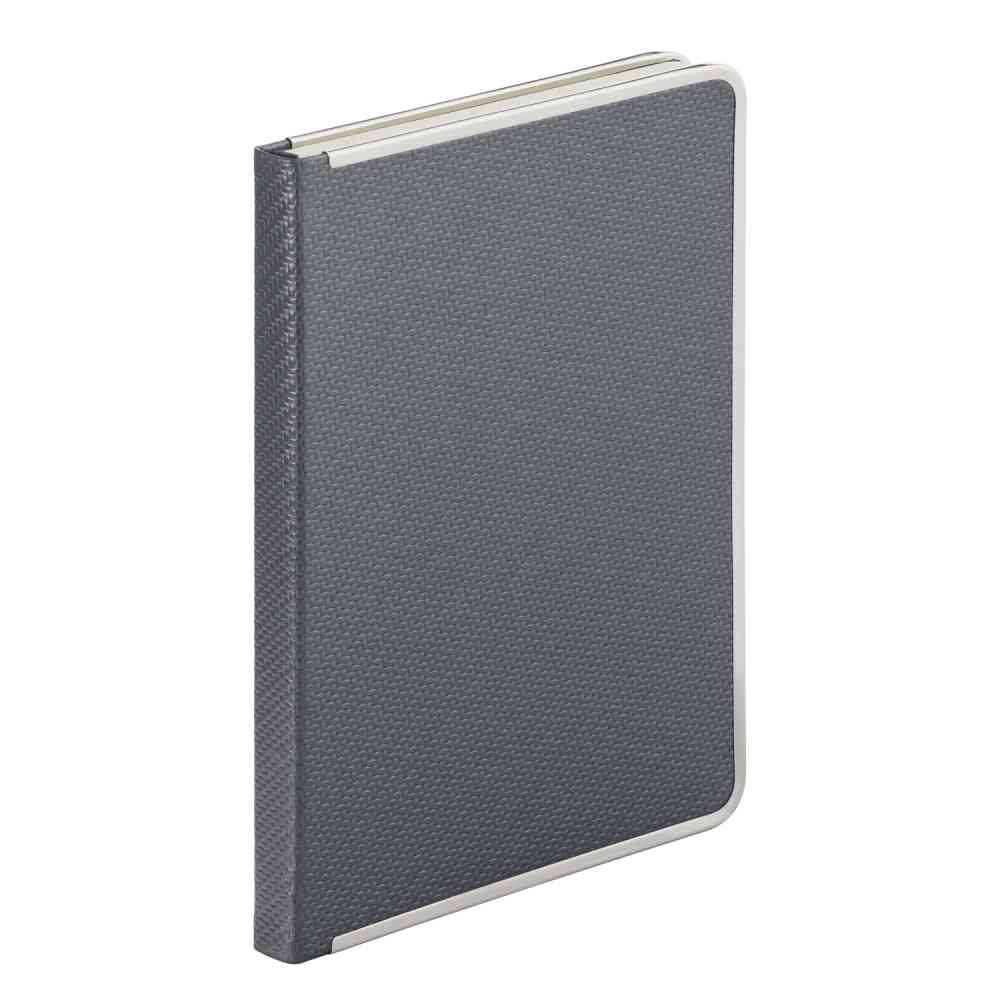 Ежедневник Carbon недатированный, серый - 4