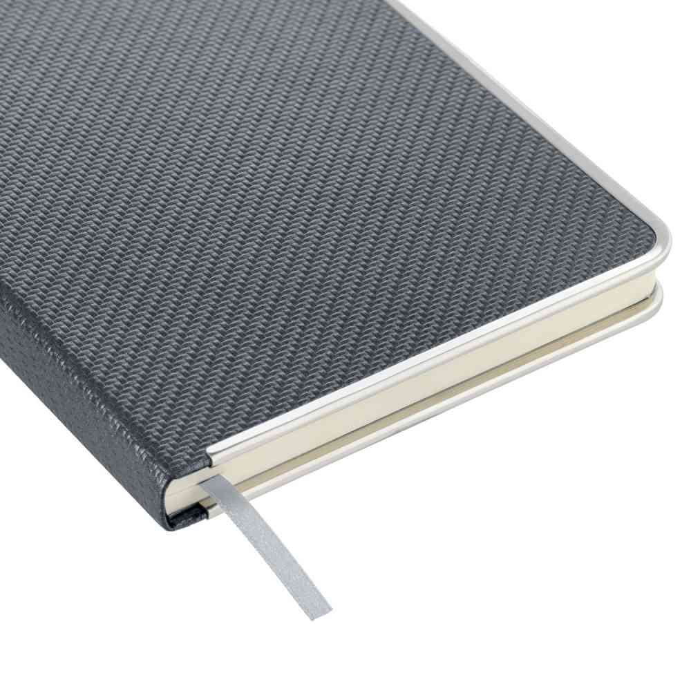 Ежедневник Carbon недатированный, серый - 6