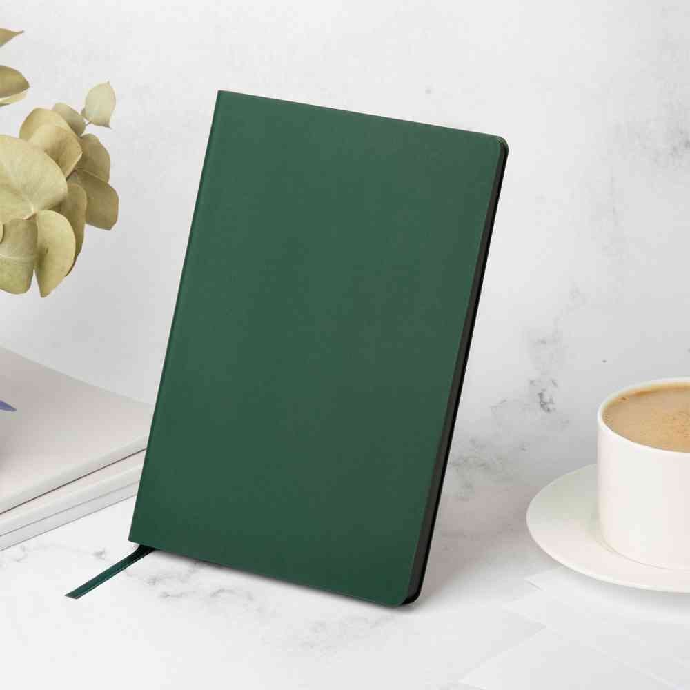 Ежедневник Latte soft touch недатированный, зеленый - 12