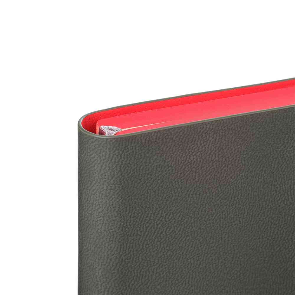 Ежедневник Latte soft touch недатированный, серый - 7