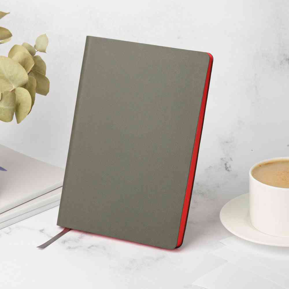 Ежедневник Latte soft touch недатированный, серый - 12