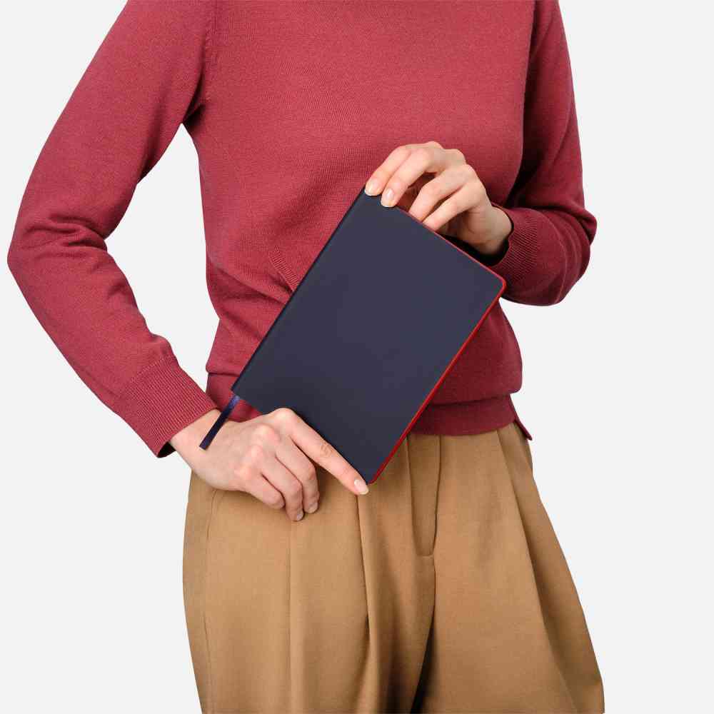 Ежедневник Latte soft touch недатированный, чернильно-синий - 10