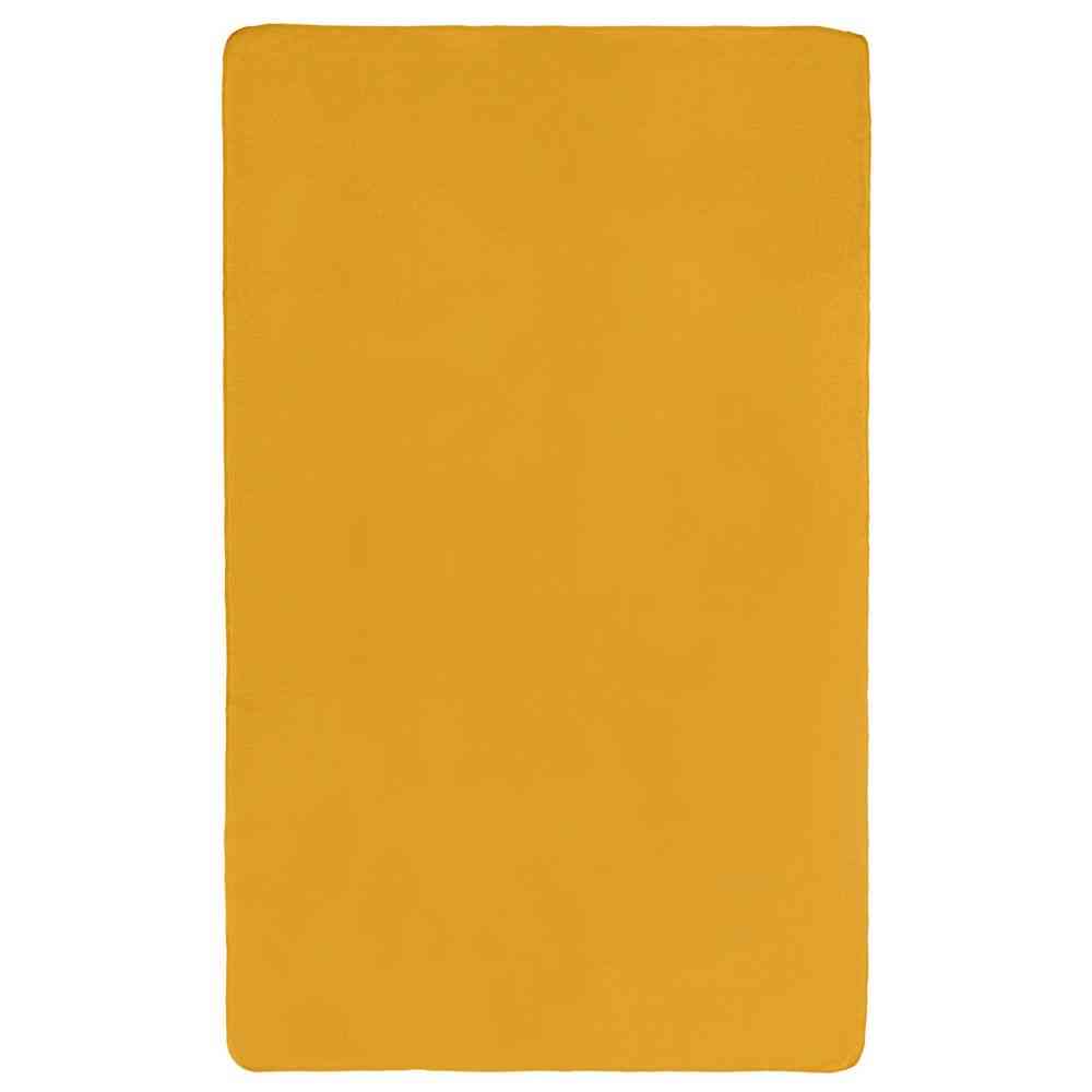 Флисовый плед Warm&Peace, желтый - 2