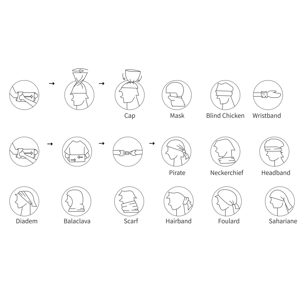 Многофункциональный шарф - 3