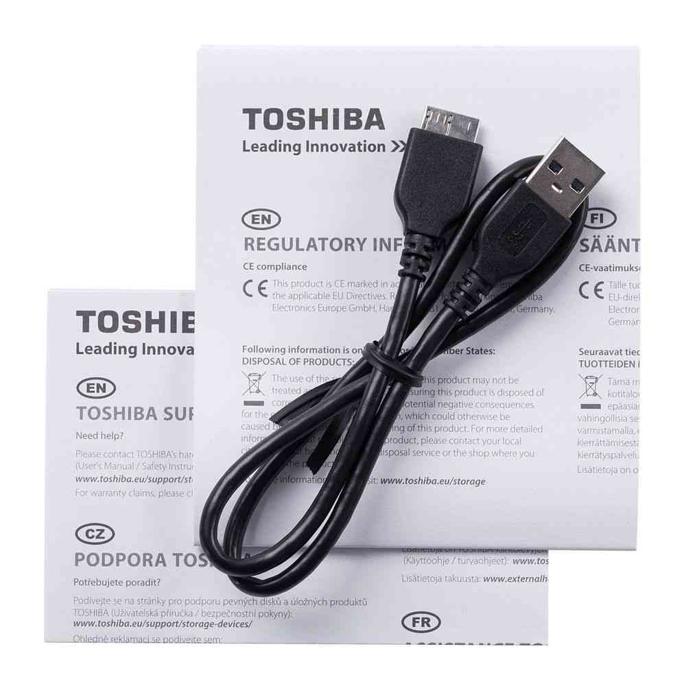 Внешний диск Toshiba Canvio, USB 3.0, 1Тб, черный - 4